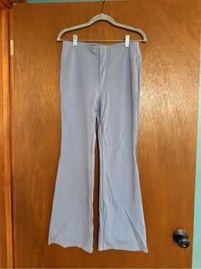HALARA Lavender Gray Boot Cut Pants